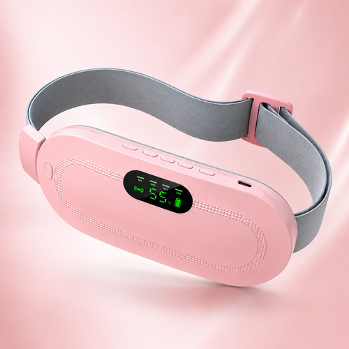 Portable Cordless Menstrual Heating Belt with Vibration Massage